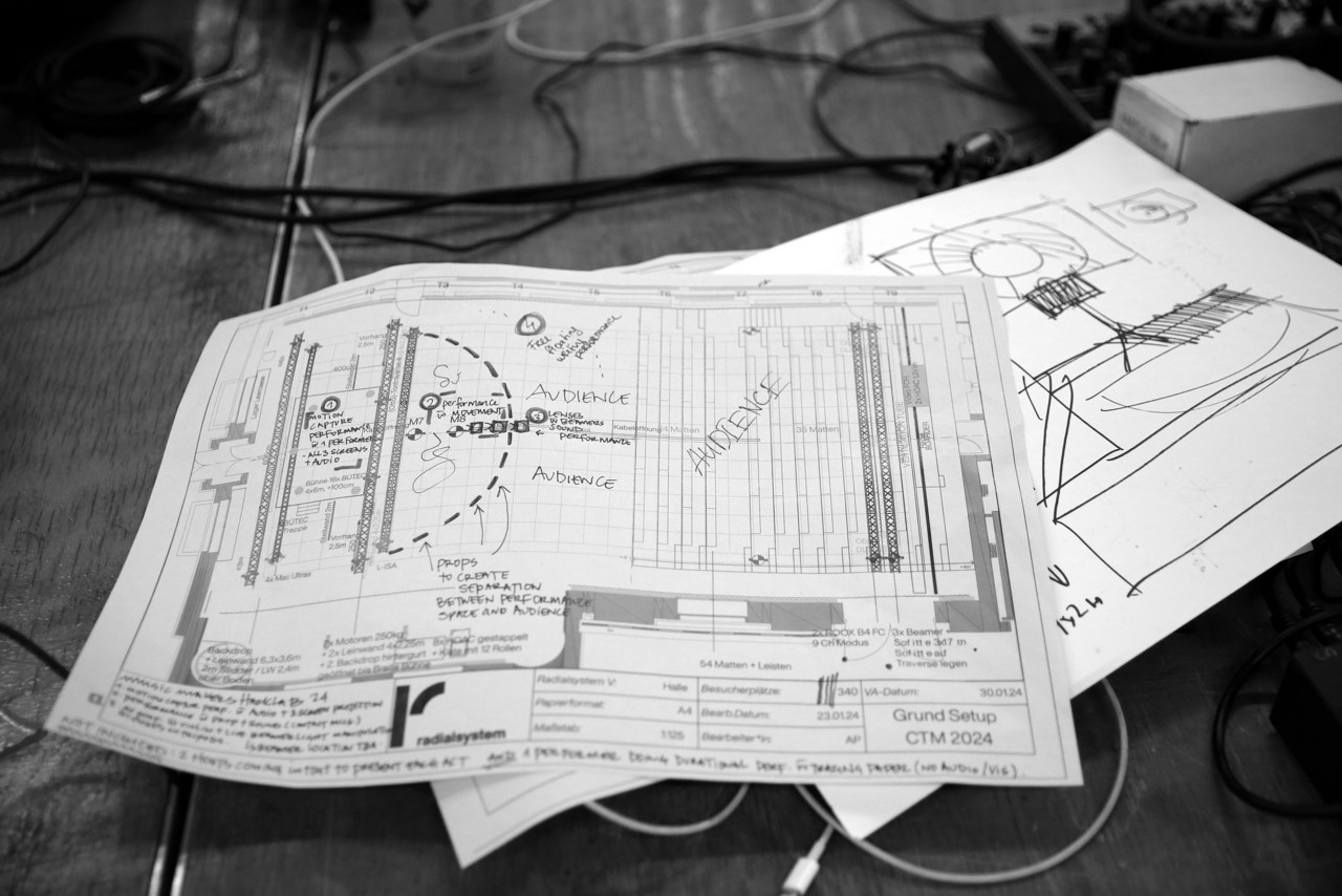 Preparations for MusicMakers Hacklab »Sustenance« finale, Radialsystem