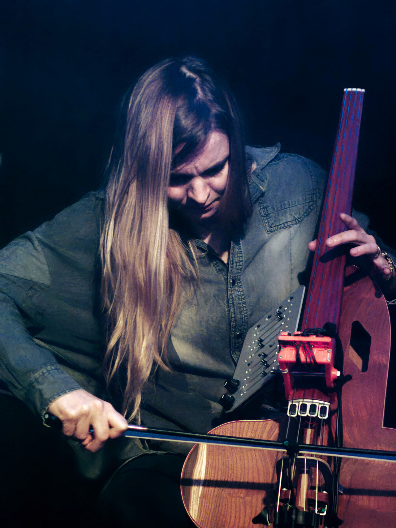 Hildur Guðnadóttir performs with Osmium, silent green Betonhalle