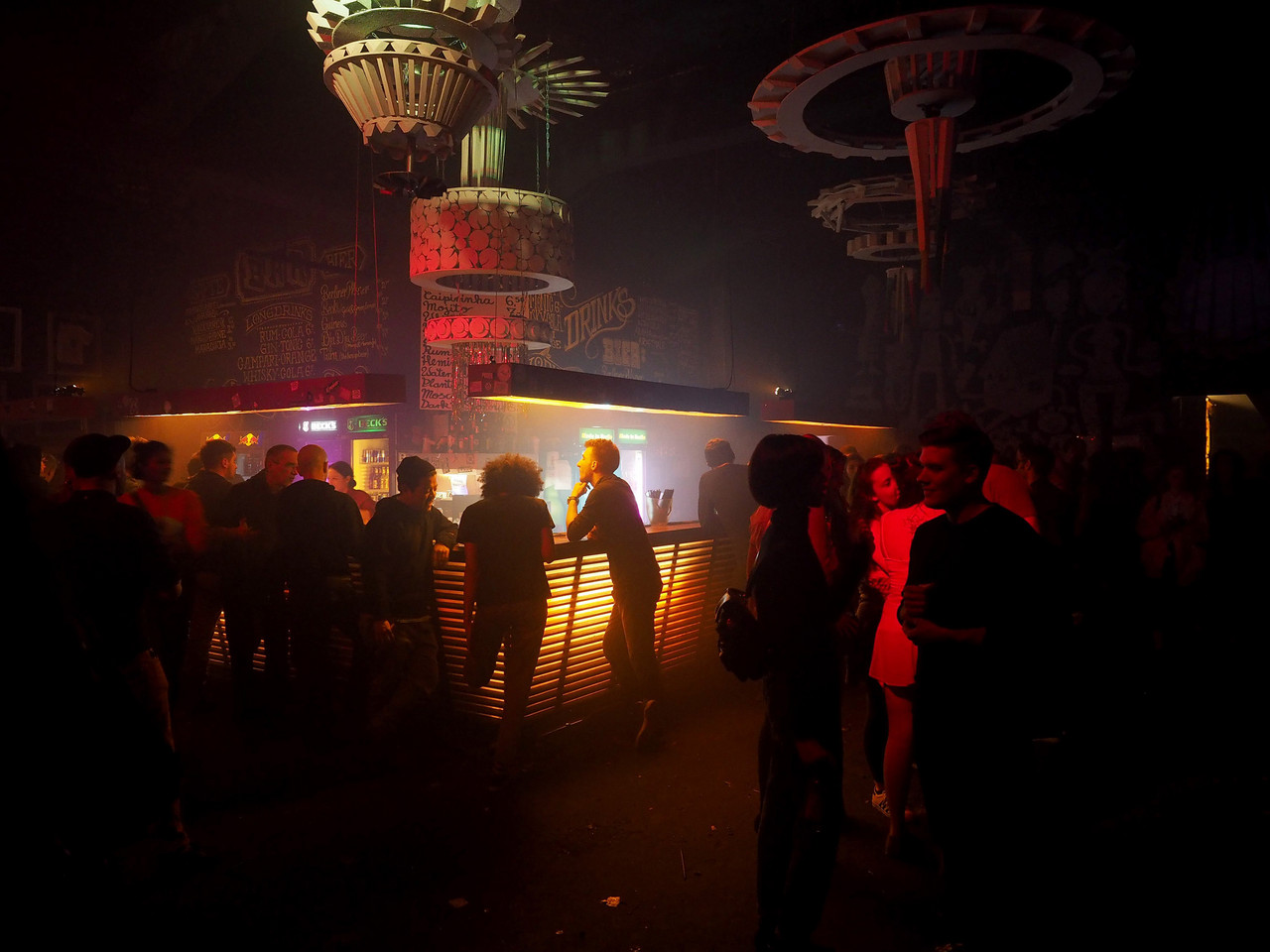 Scene from CTM club night at Yaam.