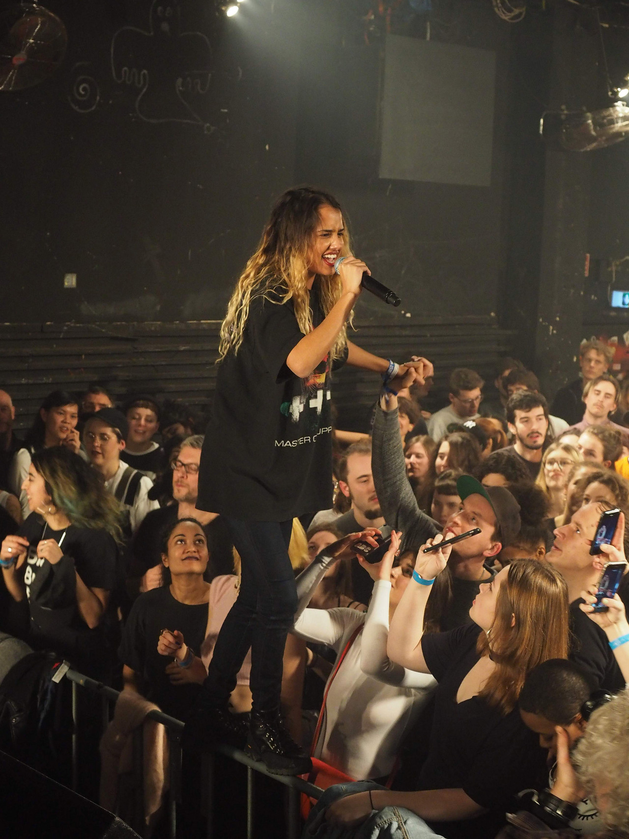 Tommy Genesis in charge at Yaam during CTM 2017.