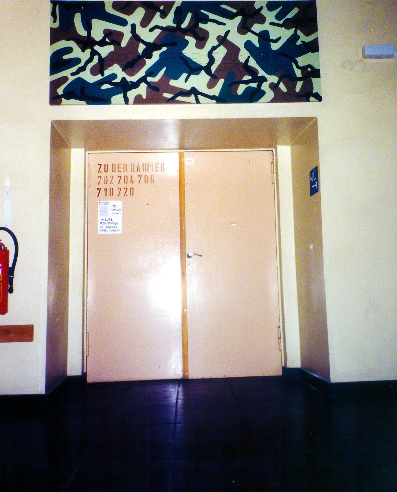 Entrance to CTM on the 7th floor of Haus des Lehrers at Berlin Alexanderplatz.