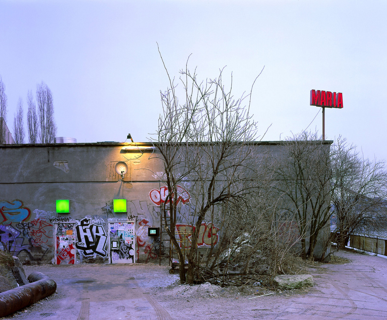 Main entrance at the second Maria am Ostbahnhof (now YAAM).