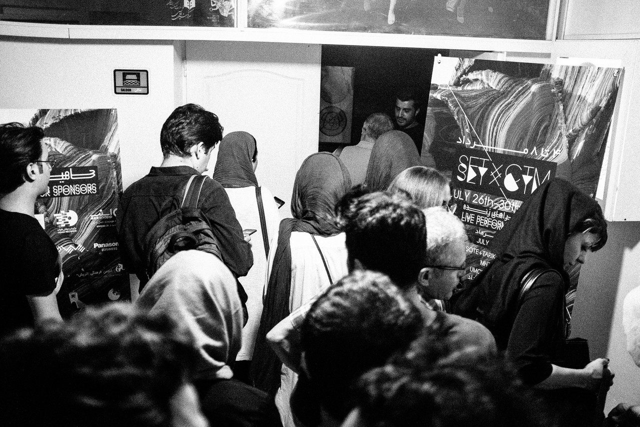 At the collaborative SET x CTM festival in Tehran.