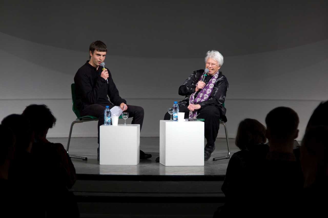 Pauline Oliveros in conversation with Resident Advisor's Mark Smith during CTM 2016.