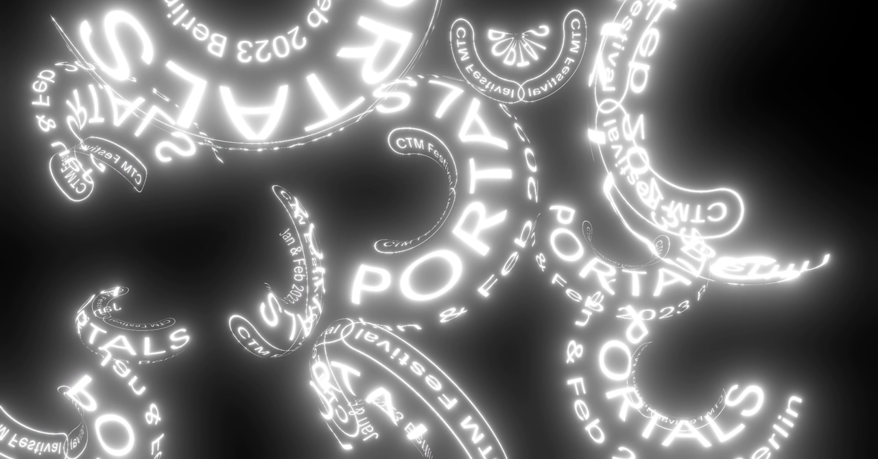 CTM Festival 2023 – Portals, key visual