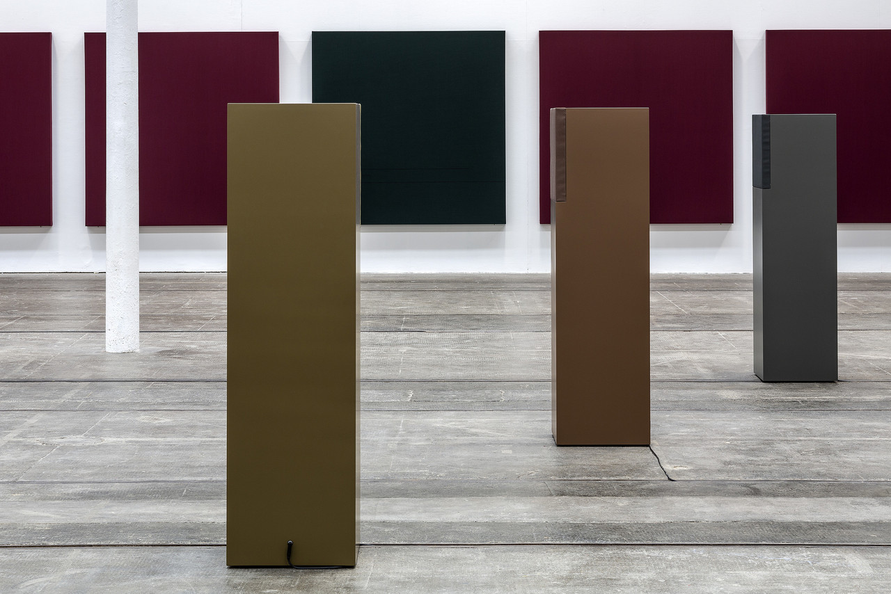 »We Found Our Own Reality«, speakers, detail of the installation by Paul Purgas, Tramway, Glasgow, 2021