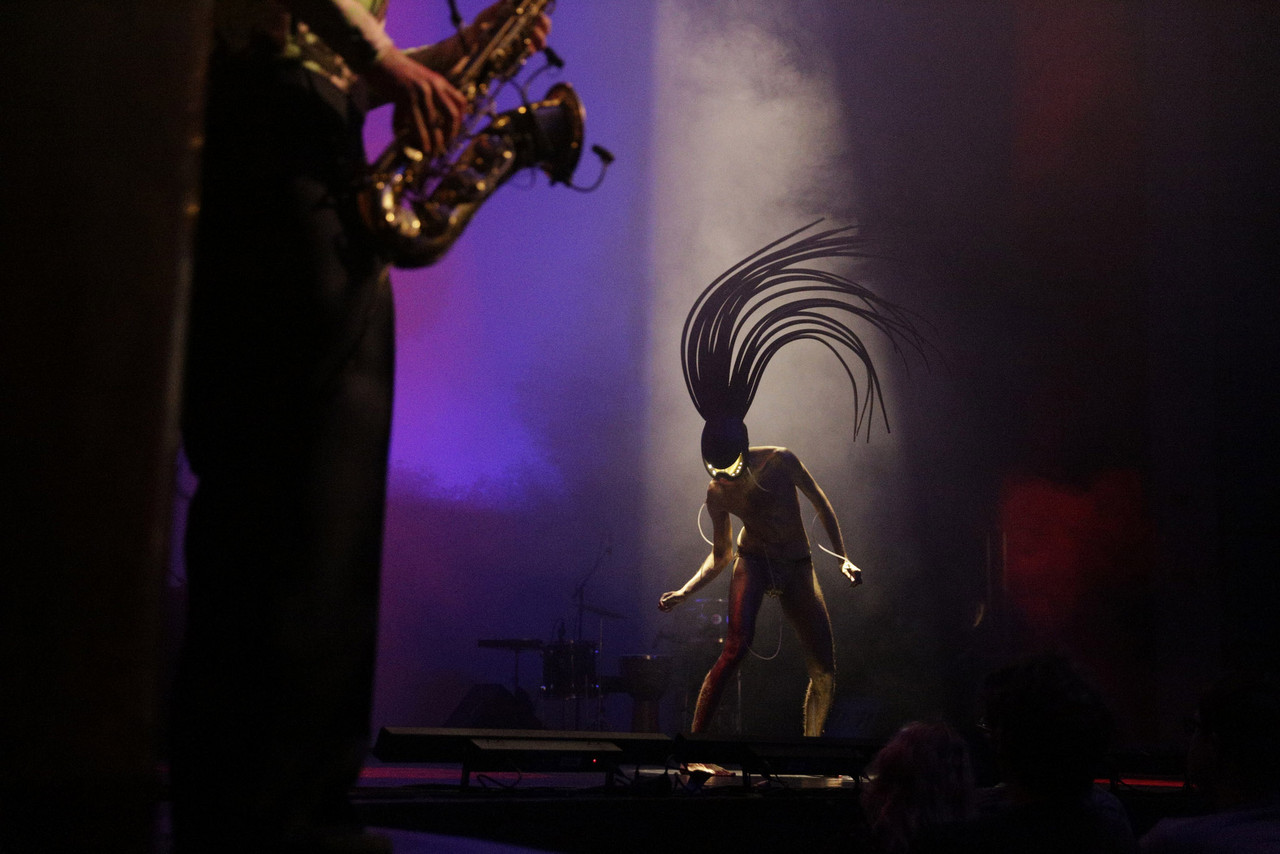 Bendik Giske performs at HAU 1 during CTM 2019.