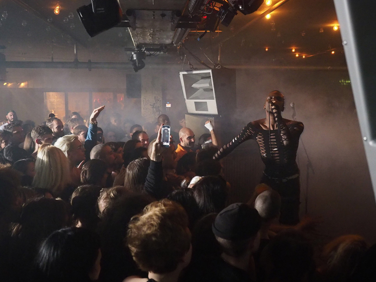 Yves Tumor performing at Prince Charles, Berlin, as part of Mykki Blanco's C-core project during CTM x Ableton.