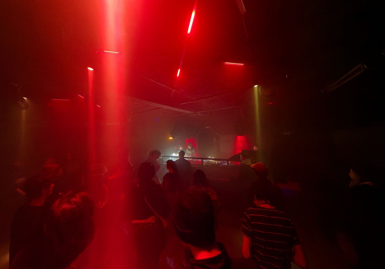 GIGI and GINA of Suck Puck Records at Oxi