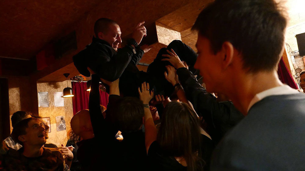 Things getting wild at CTM Siberia's clsing party at LBSHBR, Novosibirsk.